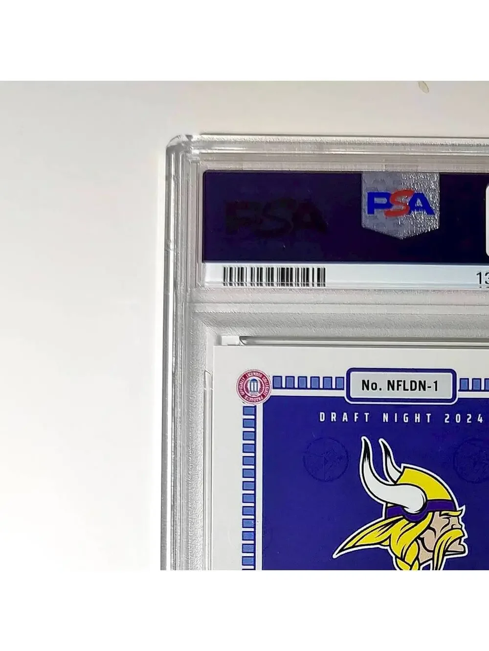 J.J. McCarthy 2023 Panini Instant Draft Night #NFLDN-1 PSA 9 Mint